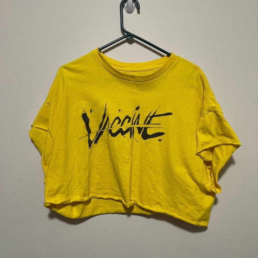 Vaccine by Logic the Rapper yellow crop top